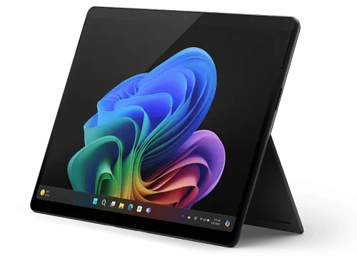 Convertible 2 en 1 Microsoft Surface Pro Copilot+ PC 13" Snapdragon® X Elite 45 TOPS 16GB RAM 512GB SSD Adreno GPU WINDOWS Home Black
