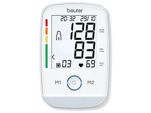 Tensiómetro BEURER BM 45 Tamaño del brazalete 22-36cm Brazo Pantalla XL Detección de Arritmias Blanco
