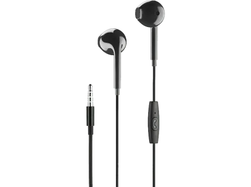 Auriculares Music Sound CAPSULE De cable 120 cm Negro