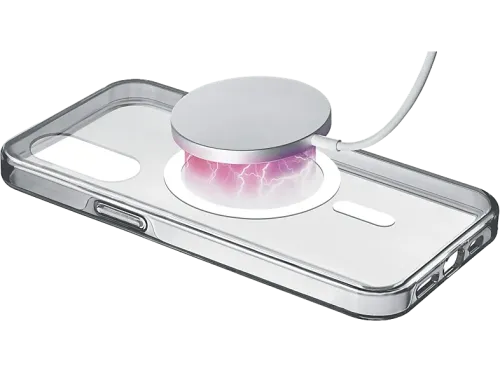 Funda móvil CellularLine CLEAR MAG Para Samsung Galaxy S25 Edge Compatible con MagSafe Transparente