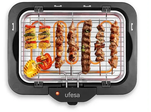 Barbacoa Ufesa Sintra 2300 W Eléctrica 2 niveles de cocción Negro