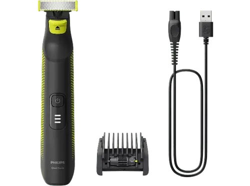 Barbero Philips OneBlade Pro QP6506/15 Peine-guía ajustable 5 en 1 Uso seco/húmedo Tecnología seguimiento de contornos 90 min