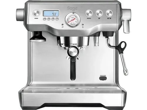 Cafetera express Sage Dual Boiler SES920BSS4EEU1 15 bar 2200 W 2 Tazas Pantalla LCD y botones Acero Inoxidable