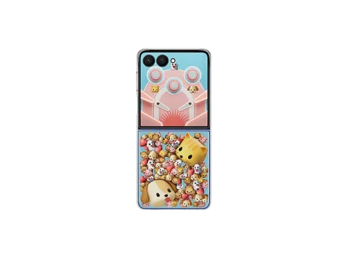 Funda móvil Samsung Flipsuit Para Samsung Galaxy Z Flip7 Transparente
