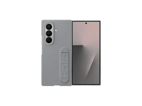 Funda + Protector pantalla Samsung Para Samsung Galaxy Z Fold7 De Silicona Gris