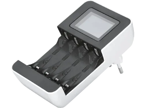 Cargador de pilas Hama 00223552 Compatible con Pilas AA y AAA 240 V Piloto control de carga Negro
