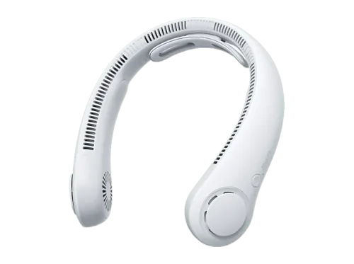 Ventilador de cuello JisuLife Life4 4000mAh Enfriamiento Rápido 360° 5 velocidades Gris