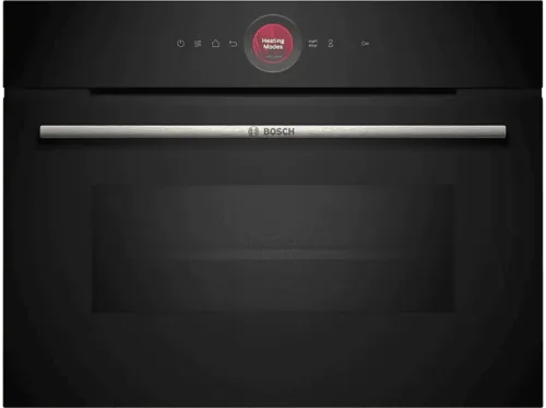 Horno compacto con microondas Bosch CMG7241B1 Serie 8 Multifunción Hidrolítica 45 l Home Connect Función AirFry 60 cm Negro
