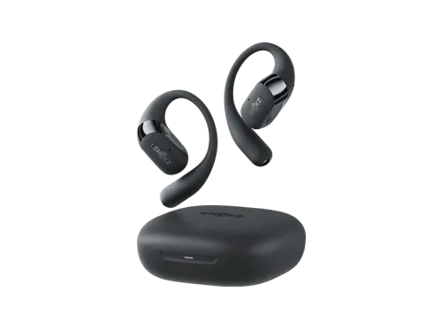 Auriculares True Wireless Shokz OpenFit 2 48 h Autonomía Open-Ear Resistencia al agua IP55 Micrófono con cancelación de ruido Negro