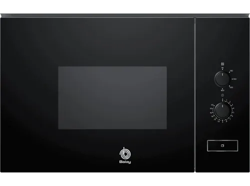 Microondas integrable Balay 3CP5002N3 1 kW 5 niveles 20 l Cristal Negro