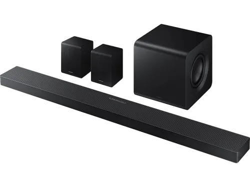 Barra de sonido Samsung HW-QS750F/ZF Bluetooth 465W con subwoofer y Dolby 5.1ch Wifi Negro