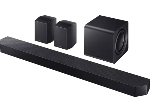 Barra de sonido Samsung HW-Q990F/ZF Bluetooth 756 W Subwoofer y Dolby Atmos inalámbrico 11.1.4 canales WiFi Negro Titanio