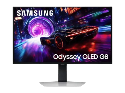 Monitor gaming Samsung LS27FG812SUXEN 27 " OLED 4K 240 Hz 0.03 ms FreeSync Premium Pro Altura ajustable Plata