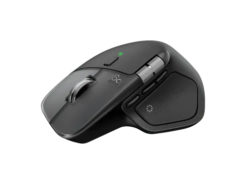 Ratón inalámbrico Logitech MX Master 4 para Mac 8000ppp Carga rápida Clics silenciosos Bluetooth-USB PC-Mac Personalizable Negro