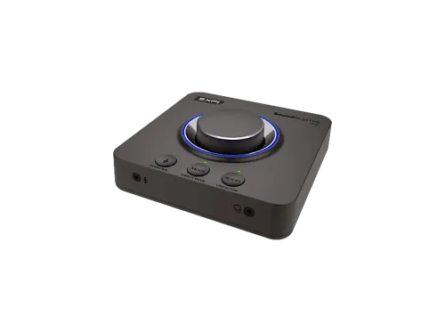 Tarjeta de sonido DJ Creative Sound Blaster X4 DAC USB de alta resolución 7.1 Negro