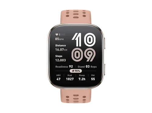 Smartwatch Amazfit Bip 6 22mm Pantalla AMOLED de 1.97" 5 ATM 14 días Autonomía Rosa