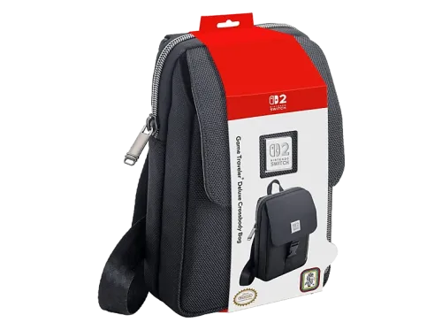 Mochila Ardistel Deluxe Crossbody Bag MC16 Para Nintendo Switch 2 Switch y OLED Negro