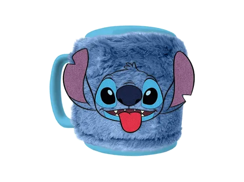 Taza Sherwood Stitch Peluche 440 ml Cerámica Tejido de Felpa con Cierre de Velcro