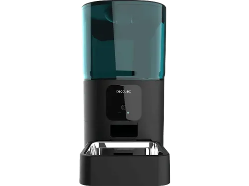 Comedero automático inteligente Cecotec Comedero Pumba 6000 Purrfect Meal Smart Control WIFI 6L de capacidad Control de porciones Alarma Negro