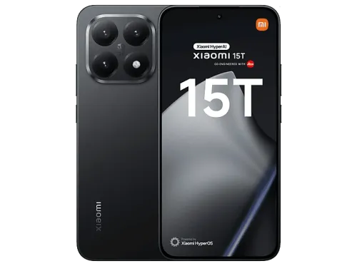 Móvil Xiaomi 15T Negro 256 GB 12 GB RAM 6.83" AMOLED WQHD+ Eye Care MediaTek Dimensity 8400-Ultra 5500 mAh