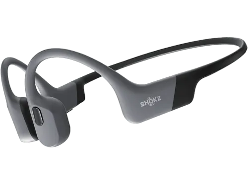 Auriculares conducción ósea Shokz OpenSwim Pro Banda para el cuello Bluetooth/MP3 Carga por USB-C IP68 Gris