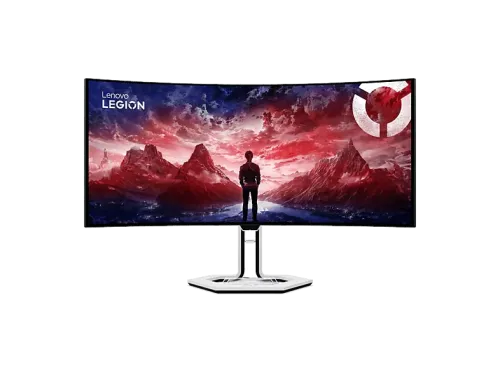 Monitor gaming Lenovo Legion PRO 34WD-10 34" UWQHD OLED 240 Hz 0.03 ms OLED Curvo FreeSync Altura ajustable Incluye altavoces