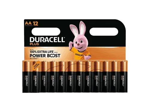 Pilas Duracell Plus Powerboost Tamaño AA 12 pilas
