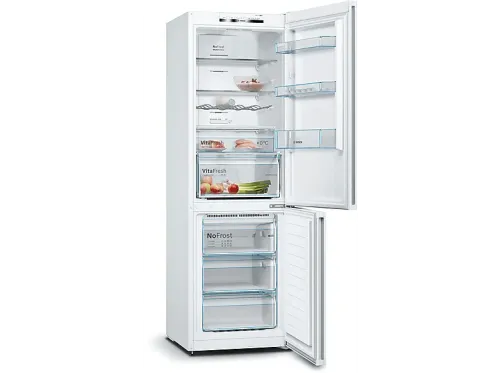 Frigorífico combi BOSCH KGN362WED Serie 4 Total No Frost 186 cm 326 l Cajón VitaFresh Sistema MultiAir Flow Blanco