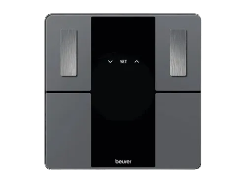 Báscula inteligente Beurer BF 500 Carga máx. 180 kg Pantalla con Retroiluminación Cálculo del IMC Negro