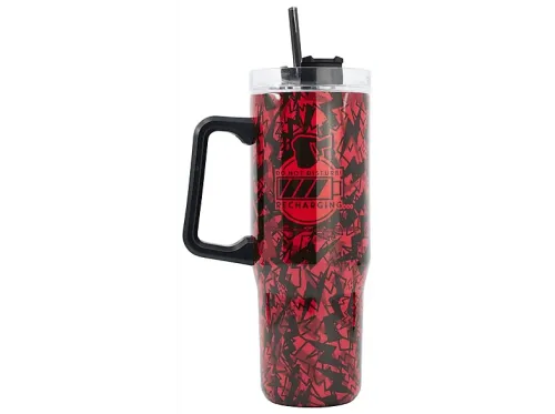 Termo Sherwood Pokémon Thunderstruck 940 ml Acero inoxidable Con pajita y asa ergonómica