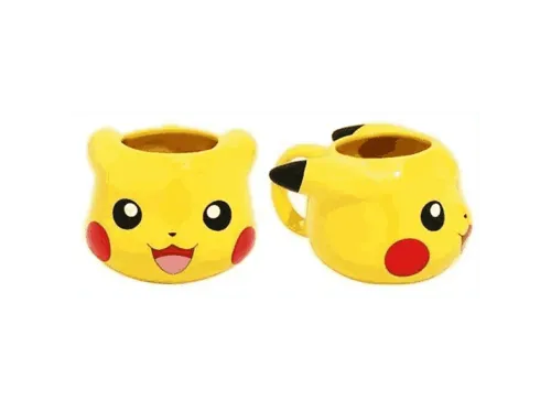 Taza Pikachu Pokémon 3D Cerámica 500 ml