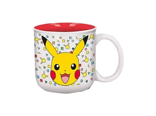 Taza Sherwood Desayuno Pikachu 400 ml Cerámica Licencia Oficial