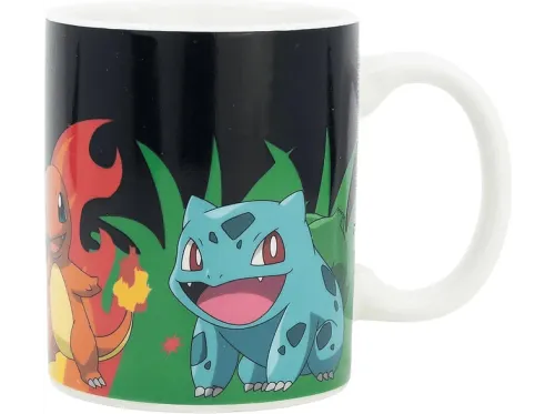 Taza Iniciales de Kanto Pokémon Termosensible Cerámica 325 ml
