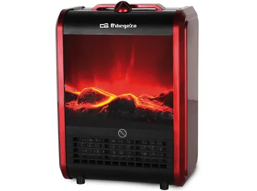 Chimenea eléctrica Orbegozo CM 9015 Sistema de calefacción directo Potencia de 1500W