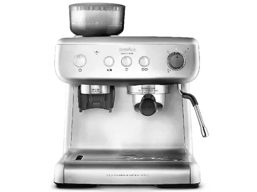 Cafetera express Breville VCF126X Con Molinillo 15 bares Hasta 2 tazas Depósito 2.8l Vaporizador Plata