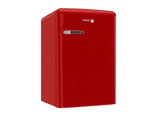 Nevera pequeña Fagor 3FFV-855R Cíclico 87.5 cm Alto 108l Control mecánico LED FreshZone Rojo