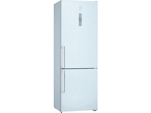 Frigorífico combi Balay 3KFE776WE No Frost 435 l 203 cm Cajón ExtraFresh Botellero cromado Display LED Externo Blanco