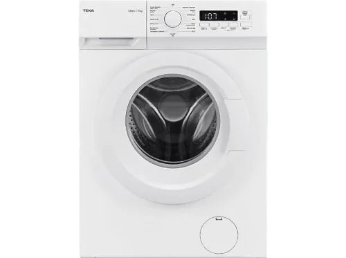 Lavadora carga frontal Teka WMK 40740 7 kg 1200 rpm 15 programas Motor inverter Electrónica con display digital Blanco