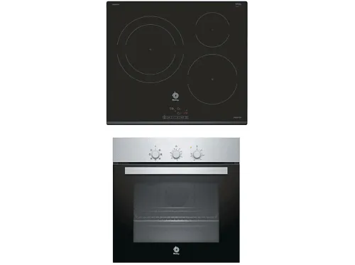 Cocina Balay 3HI833XP Placa de inducción 3 zonas Horno multifunción Aire caliente 3D 60 cm A Inox