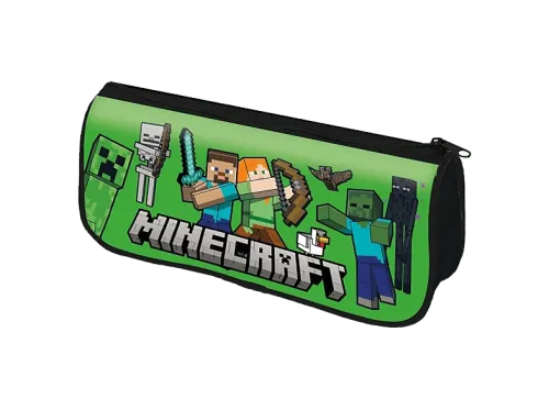 Estuche Sherwood  Minecraft BarrelPencil Case Cremallera Licencia oficial