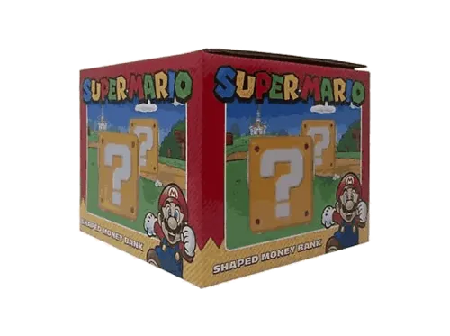 Hucha Bloque Interrogación Super Mario Plástico 12cm