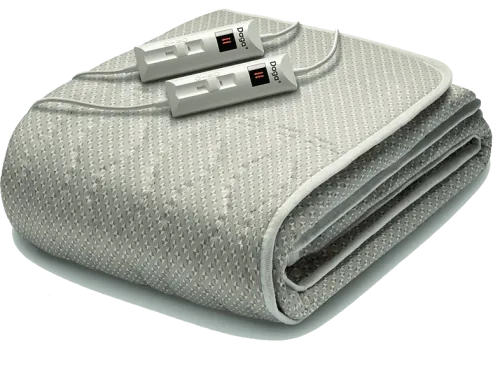 Manta eléctrica Daga Sueño Cálido Matrimonial 47 W x 2 2 Niveles de temperatura Gris