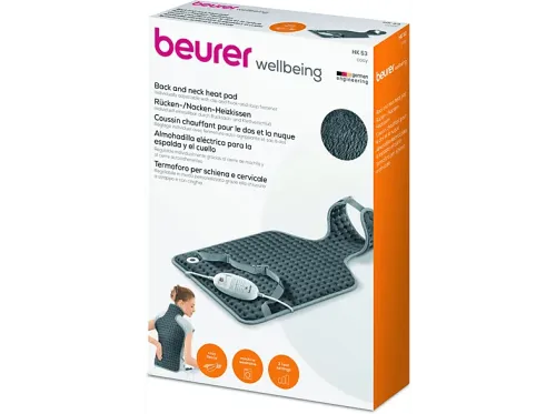 Almohadilla eléctrica Beurer HK-53 100W Sistema Oeko-Tex Gris