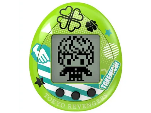 Pack Merchandising Sherwood Tamagotchi Tokyo Revenger Takemichi + Figura Verde