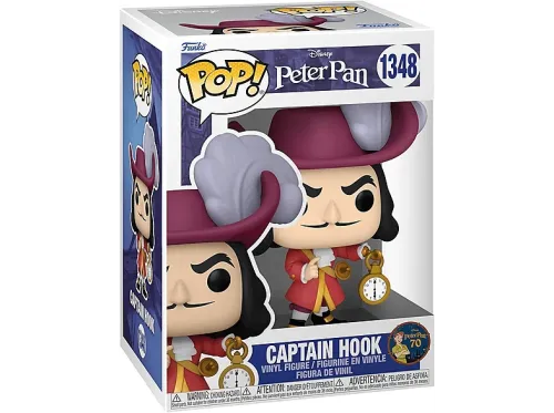 Figura Funko Pop! Peter Pan 70th: Capitán Garfio Vinilo 10 cm