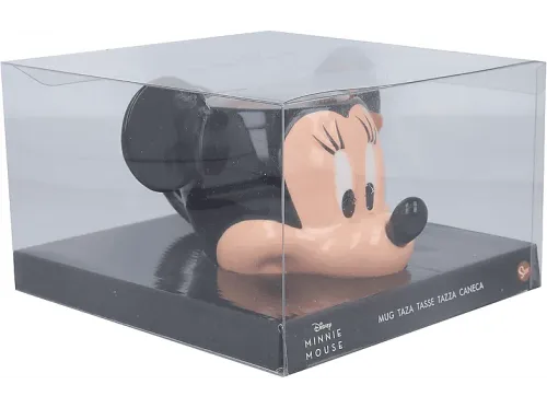 Taza Minnie Mouse Forma 3D Cerámica 360 ml
