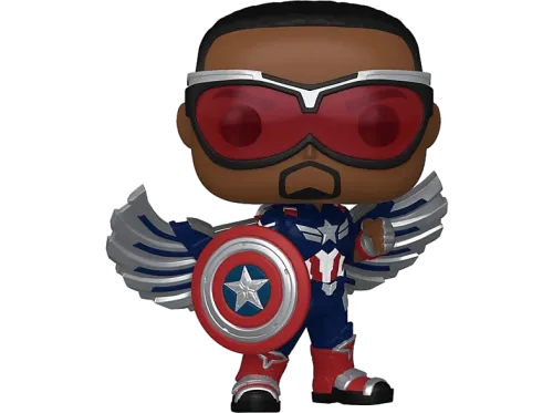 Figura Funko Pop! Captain America: Brave New World. Captain America Vinilo 10 cm