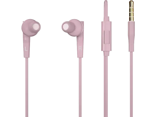 Auriculares de botón Vieta Pro VHP-BC099LP De botón Con cable Micrófono Mini Jack Rosa