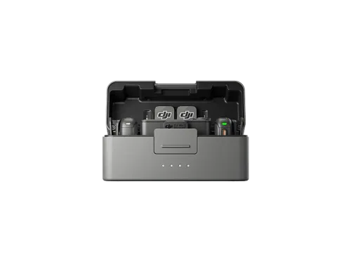 Micrófono DJI MIC 3 (2 TX + 1 RX + Estuche de carga) Inalámbrico Cancelación de ruido avanzada 28h Autonomía Negro