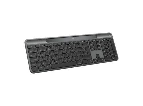 Teclado numérico Logitech Signature Slim Solar+ Bluetooth Alimentación por luz solar y artificial Multidispositivo PC-Mac Personalizable Negro